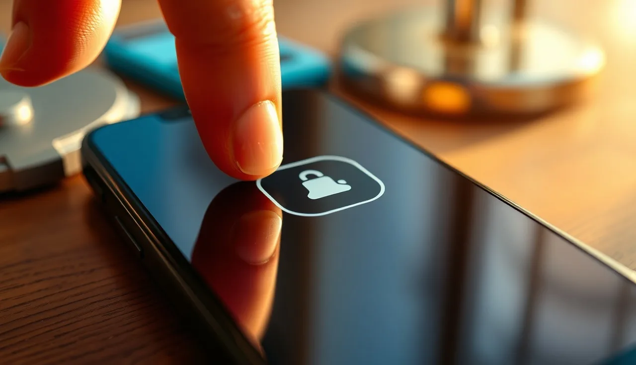 A finger about to tap a call button on a smartphone screen, click-to-call campaign moment