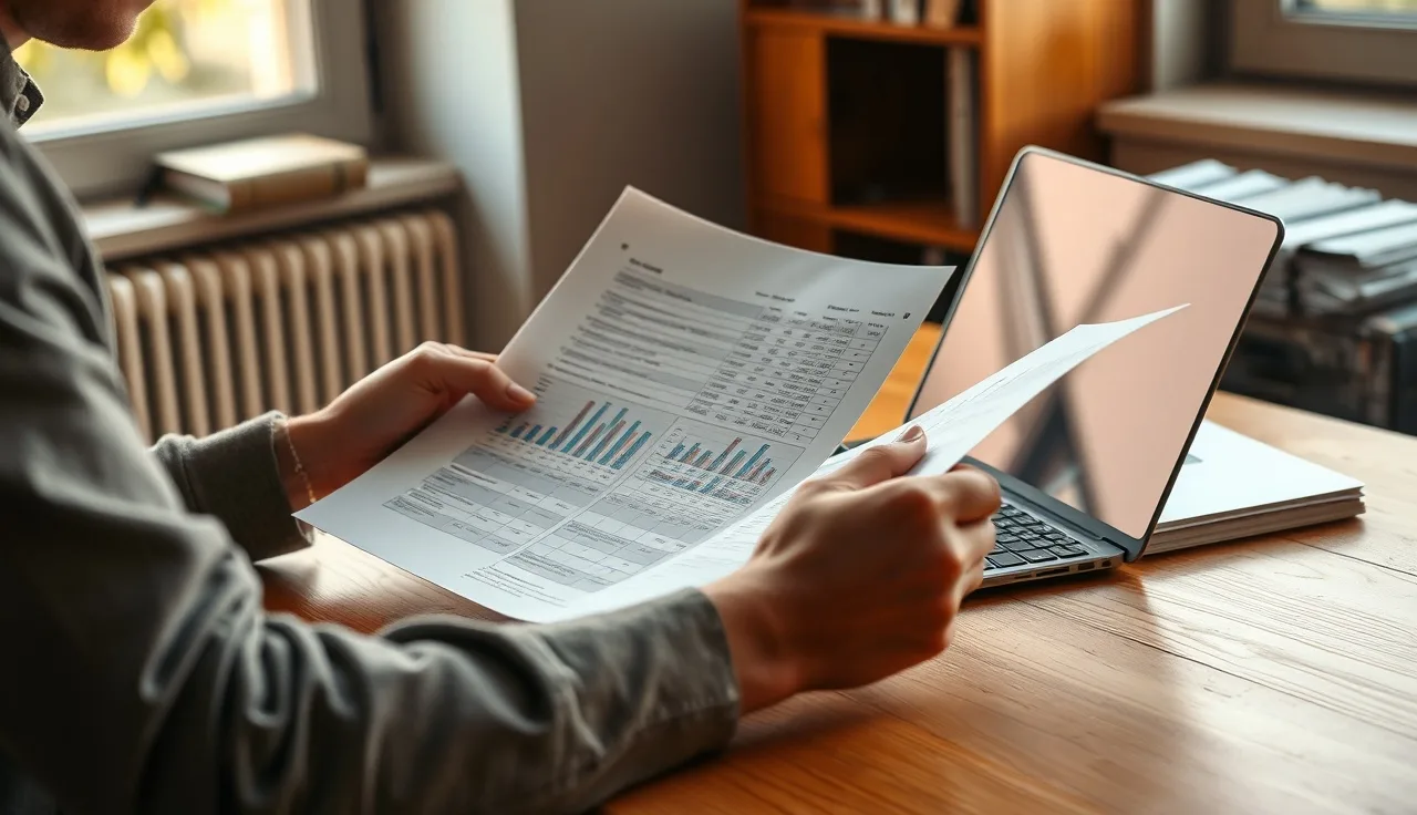 Person reviewing calling list papers on a desk for CCPA deletion compliance