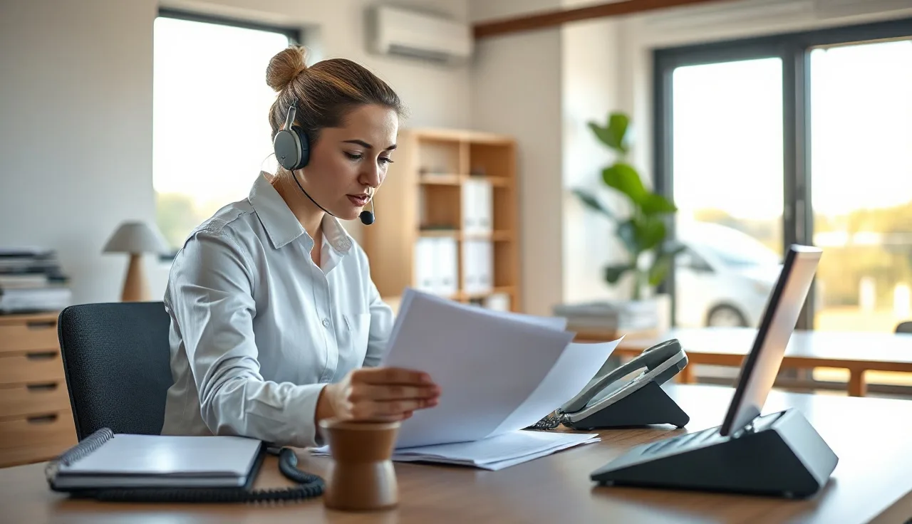 Compliance officer reviewing outbound contact logs for TCPA automation compliance